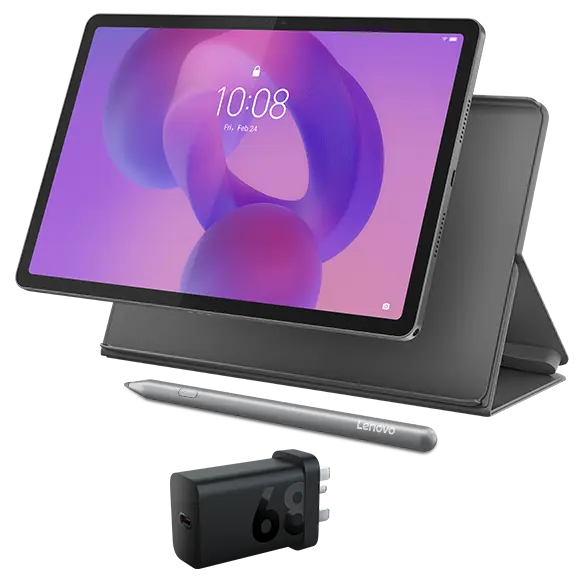 Lenovo Idea Tab (8GB 128GB) + Folio & Adaptor MediaTek Dimensity 6300 Processor (2.40 GHz )/Android 15 or Later/128 GB UFS
Lenovo Idea Tab (8GB 128GB) + Folio & Adaptor MediaTek Dimensity 6300 Processor (2.40 GHz )/Android 15 or Later/128 GB UFS