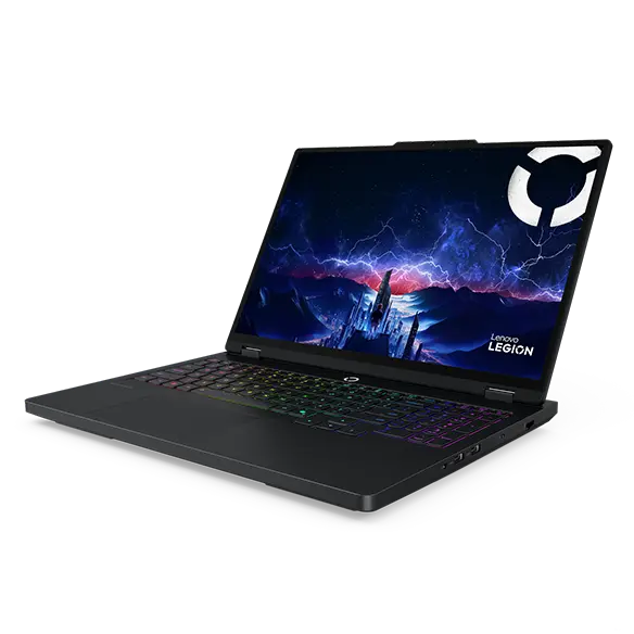Presents Legion Pro 5i Gen 10 as a sleek, high-performance laptop built for competitive gaming.
