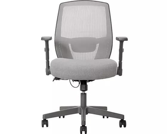 

Office Depot - Serta SitTrue Rayne Ergonomic Mesh/Fabric Mid-Back Task Chair, Gray
