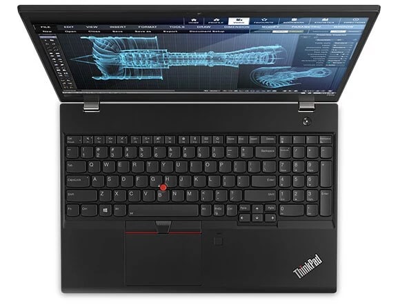 Lenovo ThinkPad 52s overhead view