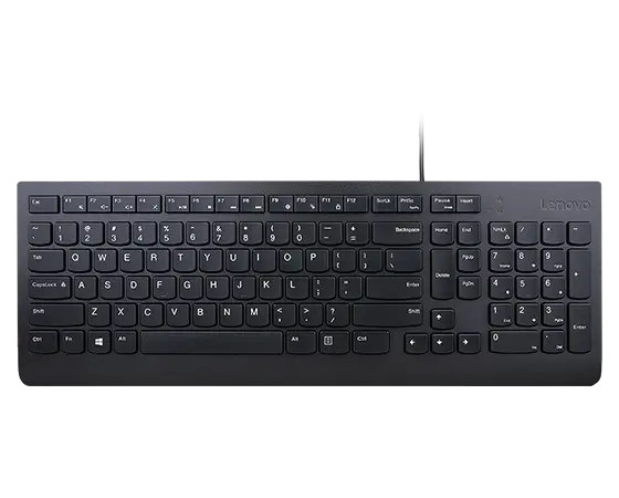 Lenovo Essential Wired Keyboard (Black) - Spanish 172