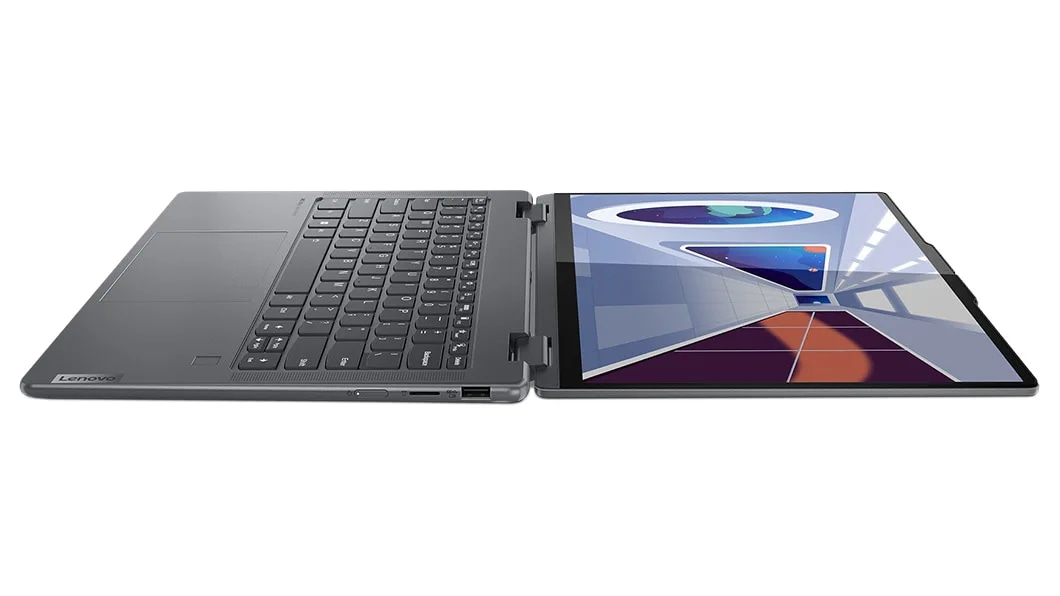 Yoga 7 Gen 8 (14, AMD) opened to 180-degrees