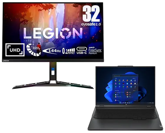 

Lenovo Legion Gaming Bundle 8 13th Generation Intel® Core™ i7-13700HX Processor (E-cores up to 3.70 GHz P-cores up to 5.00 GHz)/Windows 11 Home 64/1 TB SSD TLC