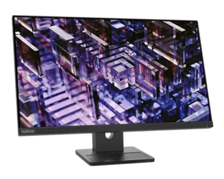 Lenovo ThinkVision E24q-30モニター ビジネ 23.8型 ThinkVision E24q-30(23.8型/2560×1440/IPS/スピーカー/高さ・縦回転