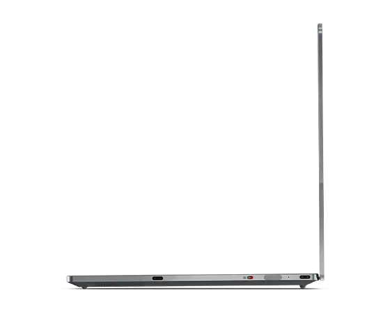 Lenovo ThinkBook 13x Gen 4 (13" Intel) Notebook – Ansicht von rechts mit geöffnetem Deckel