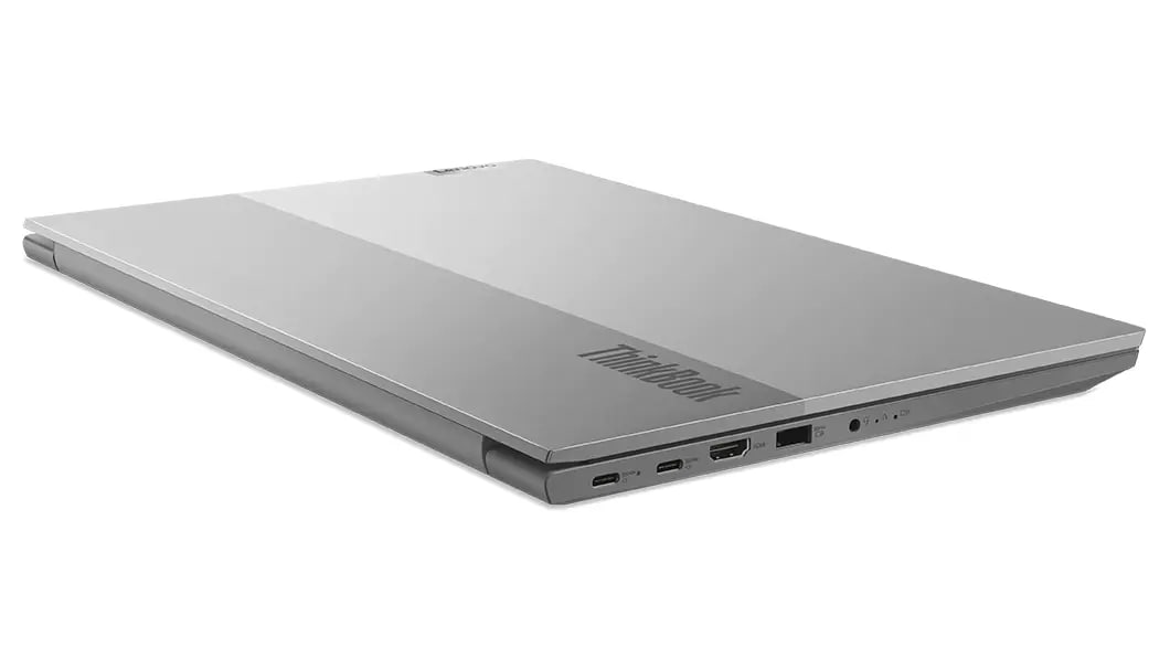 Lenovo Thinkbook 15 Gen 4 (15 &quot;AMD) laptop-¾ Vista a la izquierda, tapa cerrada
