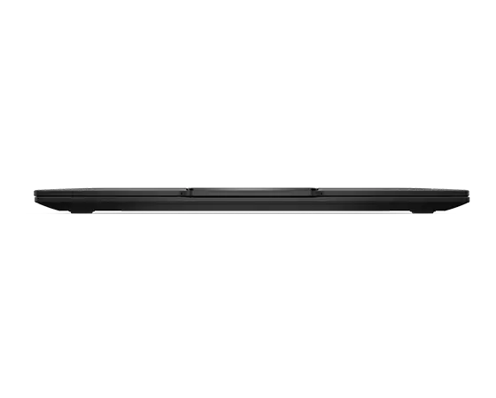 Vooraanzicht van gesloten Lenovo ThinkPad X1 Carbon Gen 12-laptop.