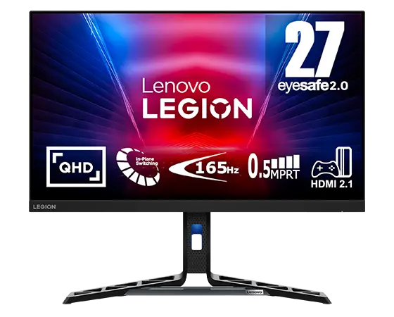 Lenovo Legion R27q-30 27" QHD Gaming Monitor (180Hz (OD), 0.5 MPRT, FreeSync Premium)