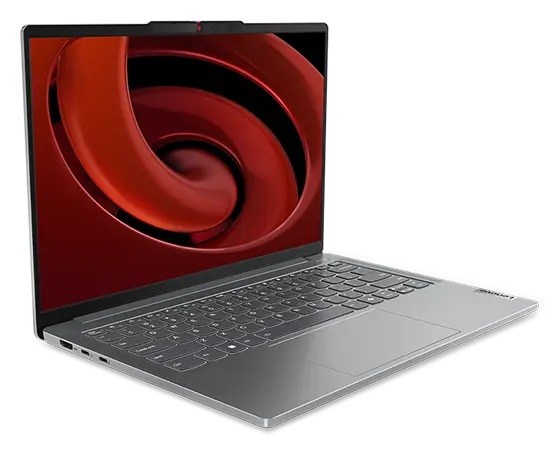 IdeaPad Pro 5 Gen 9 (14” AMD) front facing right with the screen on