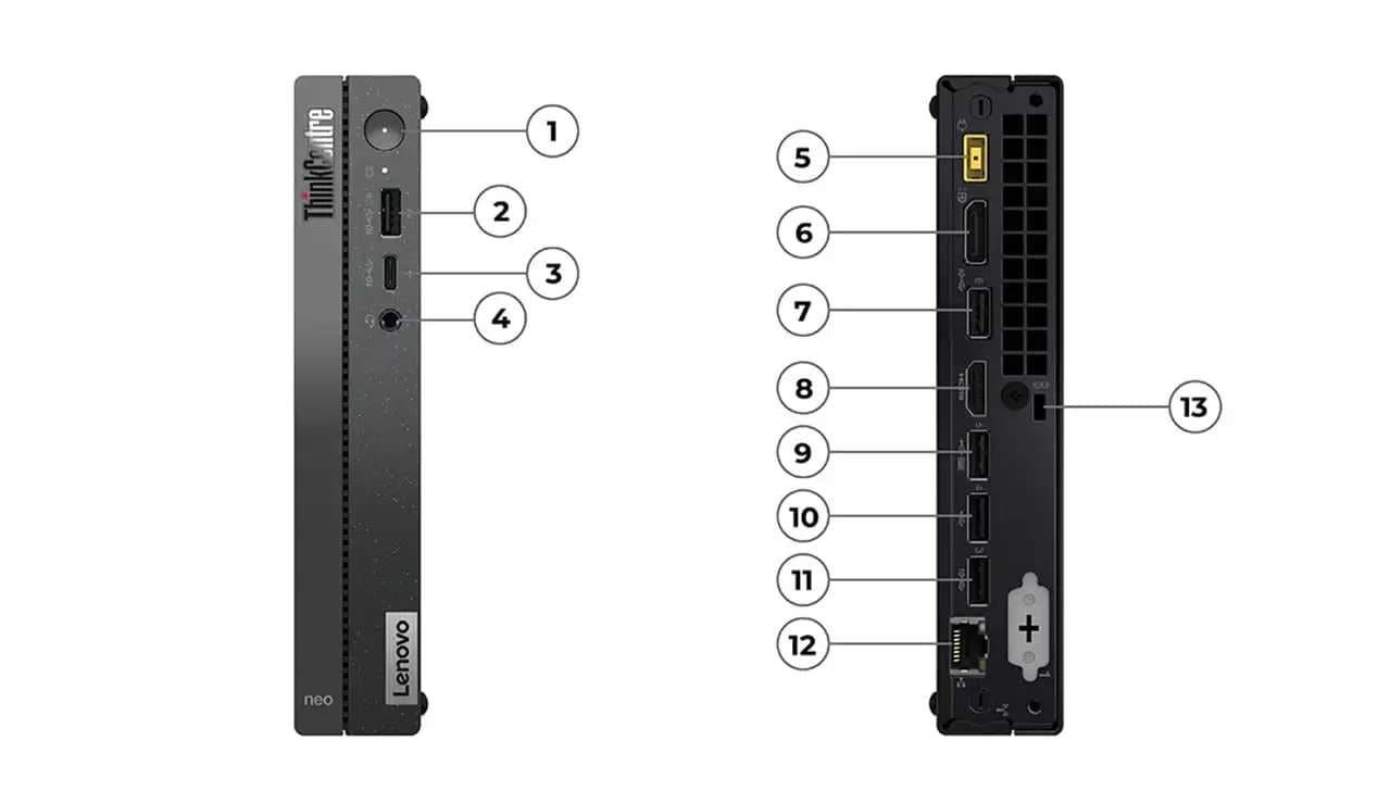 外付けハードディスク・ドライブ Lenovo ThinkCentre neo 50q Tiny Gen 4 Lenovo ThinkCentre Neo 50q Gen 4 小型レビュー – ハイブリッド