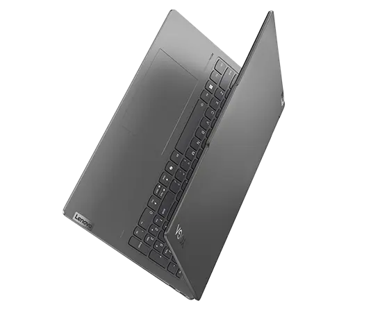 Angle view of the Yoga 7 2-in-1 Gen 9 (16 Intel), partially opened