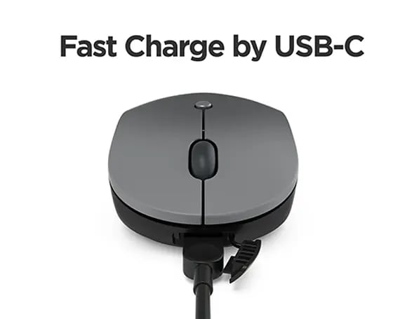 Lenovo Go USB-C Wireless Mouse (Thunder Black) | 4Y51C21216