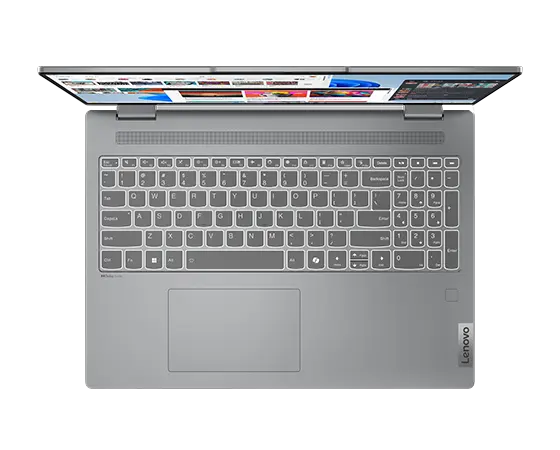 Top view of Lenovo IdeaPad 5 2-in-1 Gen 9 (16'' Intel) keyboard