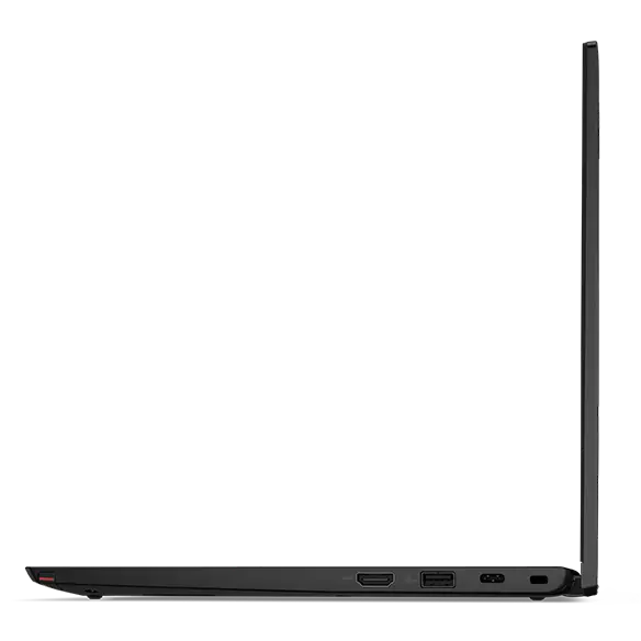 Right side view of ThinkPad L13 2-in-1 Gen 5 laptop, showing ports and slots.