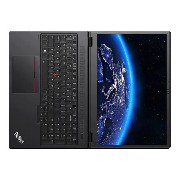 Lenovo ThinkPad L16 P16v G2 mobile workstation top side profile with B & C cover.