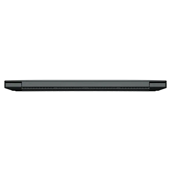 Rear profile of Lenovo ThinkPad P1 Gen 5 mobile workstation with closed cover.