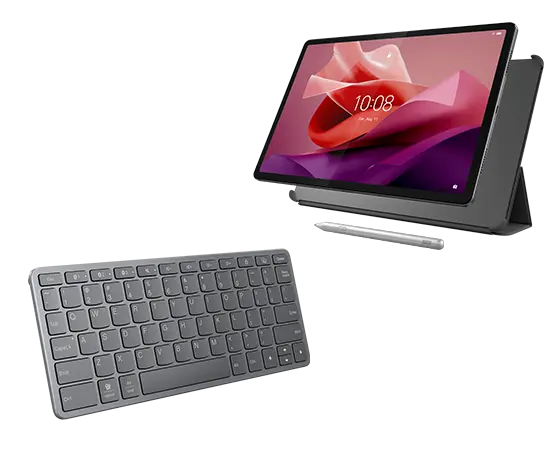 

Lenovo Tab P12 (8GB 256GB) (Wifi) - Storm Grey + Pen, Folio (Grey) & Wireless Keyboard MediaTek Dimensity 7050 Processor (2.60 GHz )/Android/256 GB UFS 2.2