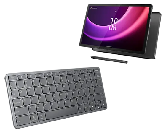 Lenovo Tab P11 (2nd Gen) (6GB 128GB) (Wifi) - Storm Grey + Lápiz + Funda + Bluetooth Wireless Keyboard Processador MediaTek Helio G99 (2,20 GHz )/Android/128 GB UFS 2.2 (uMCP)