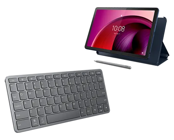 Lenovo Tab M10 5G (4GB 128GB) (Wifi + 5G) + Pen + Folio + Bluetooth Wireless Keyboard Processador Qualcomm® Snapdragon™ 695 (2,20 GHz )/Android/128 GB UFS 2.2