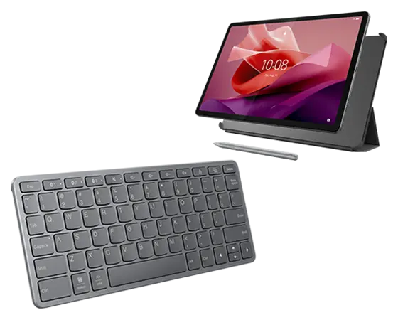 Lenovo Tab P12 (8GB 256GB) (Wifi) - Storm Grey + Pen, Folio (Grey) & Bluetooth Wireless Keyboard Processador MediaTek Dimensity 7050 (2,60 GHz )/Android 13 or Later/256 GB UFS 2.2