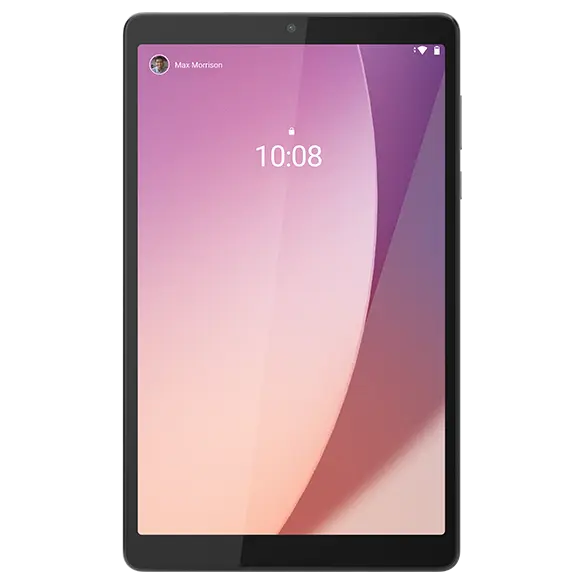 Lenovo Tab M8 Gen 4 tablet front view with display on