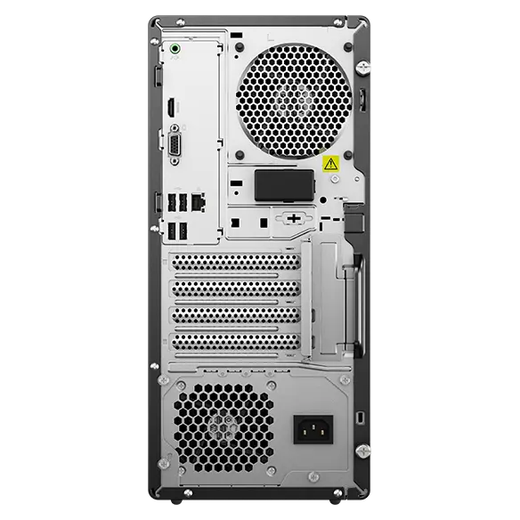 Back panel, showing ports and vents, on the IdeaCentre Gaming 5 Gen 7 (17L Intel)