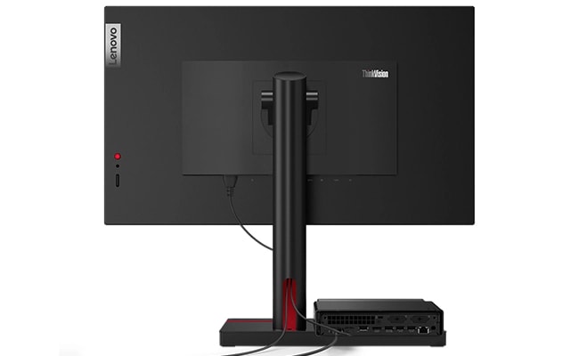 Multitasking, indem Sie den Lenovo ThinkCentre M90q Gen 5 Tiny PC mit bis zu 4 unabhängigen Monitoren verbinden.