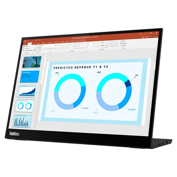 Monitor 2.2K 16:10 ThinkVision M14d (14") per dispositivi mobili (USB-C)