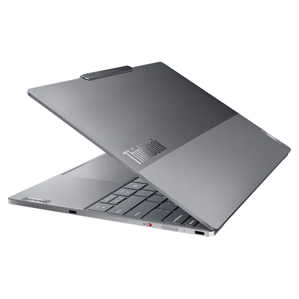 Lenovo ThinkBook 13x Gen 4 (13 inch Intel) laptop – right side view, lid slightly open