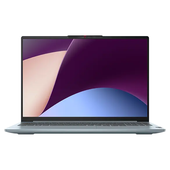 Front-facing IdeaPad Pro 5 Gen 8 laptop with display on