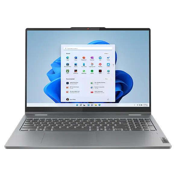 

Lenovo IdeaPad 5 2-in-1 Gen 9 (16" AMD) AMD Ryzen™ 5 8645HS Processor (4.30 GHz up to 5.00 GHz)/Windows 11 Home 64/512 GB SSD M.2 2242 PCIe Gen4 TLC