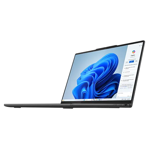 Top right angle view of the Yoga 7 2-in-1 Gen 9 (14 Intel)