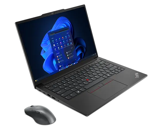 Lenovo ThinkPad E14 Gen 6 (ULT7 16G 512G) + Mouse Bluetooth Ricaricabile Processore Intel® Core™ Ultra 7 155H (E-core fino a 3,8 GHz P-core fino a 4,8 GHz)/Windows 11 Pro 64/512 GB SSD M.2 2242 PCIe Gen4 TLC Opal