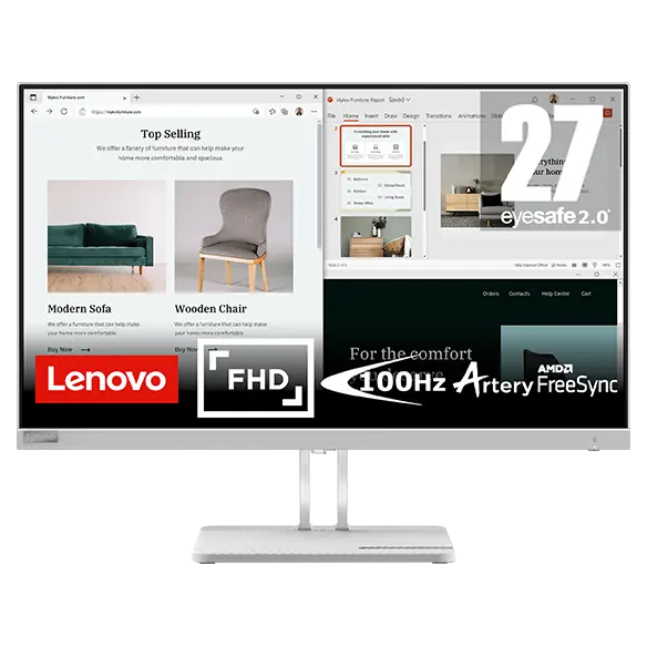 Lenovo L27e-40 FHD Monitor (27