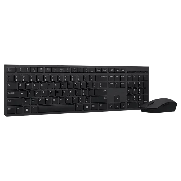 Lenovo Combinazione di mouse e tastiera ricaricabili wireless professionali Lenovo- Layout Italiano (141)