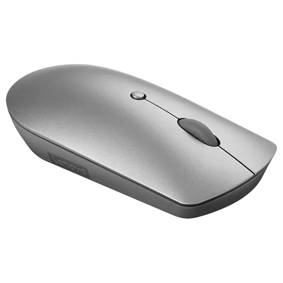 Souris Bluetooth Lenovo 600 Silent - Gris | Boutons Silencieux | Bluetooth 5.0 Double Connexion | DPI Réglable