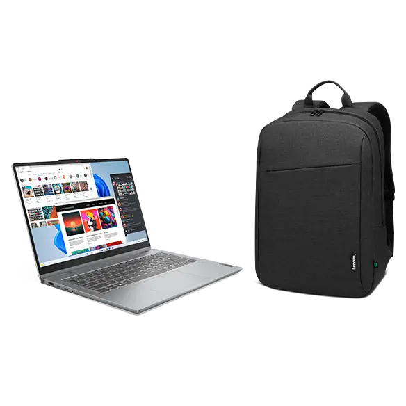 Lenovo NB IP 5 2-in-1 14AHP9 R5 16G 512G 11H + Rucksack AMD Ryzen™ 5 8645HS Prozessor (4,30 GHz bis zu 5,00 GHz)/Windows 11 Home 64/512 GB SSD, M.2 2242, PCIe 4.0, TLC