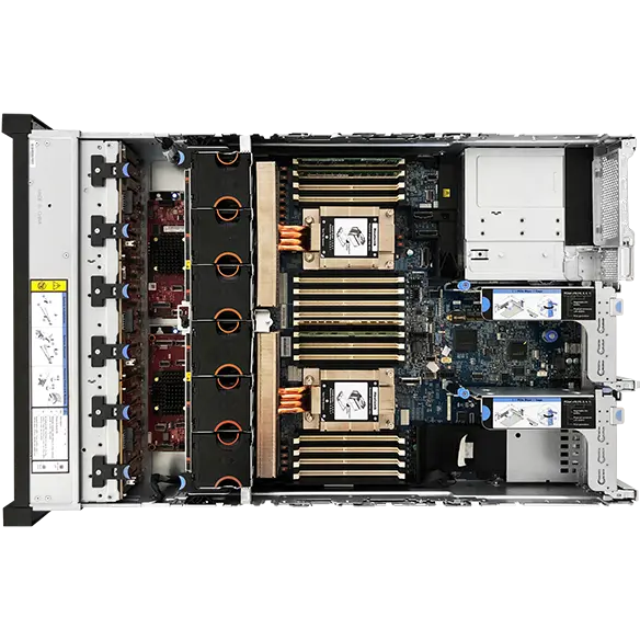 ThinkSystem SR665 internal view