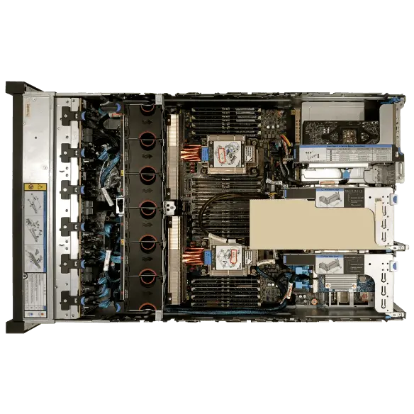 ThinkSystem SR655 V3 internal view