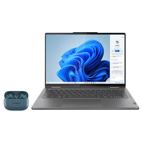Lenovo YOGATWS7 Processador Intel® Core™ Ultra 7 155H (núcleos de eficiência de até 3,80 GHz núcleos de desempenho de até 4,80 GHz)/Windows 11 Home/512 GB SSD M.2 2242 PCIe Gen4 TLC