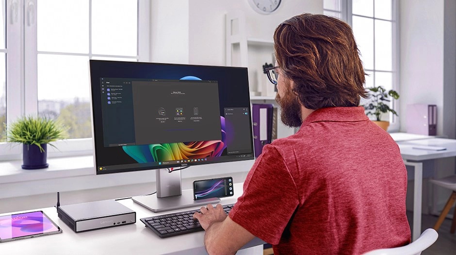 ThinkCentre neo 50q Tiny Snapdragon | 次世代 AI 搭載のビジネス向け