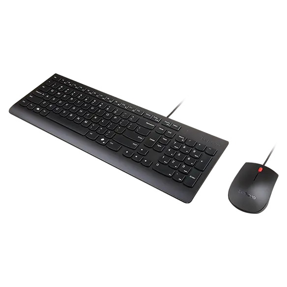 Lenovo Combo de teclado e mouse com fio Lenovo Essential (Português 163)