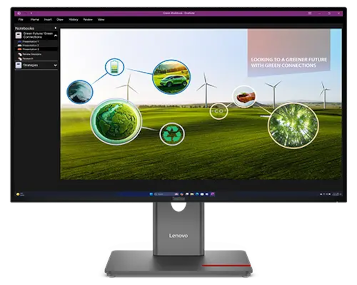 Ecran ThinkVision P27q-40 FHD de 27 de inci cu panou IPS, rată de