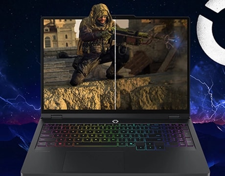 Demonstrates Legion Pro 5i Gen 10’s display clarity and performance under fast-paced conditions.