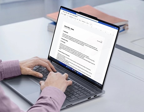 Ergonomic keyboard on the Lenovo ThinkBook 16p Gen 6 (16″ Intel) laptop, designed for comfortable and efficient typing during long work sessions.