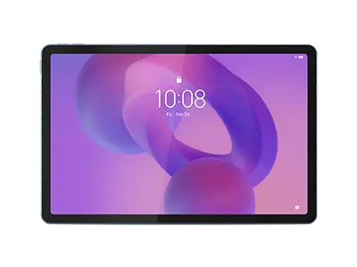 Front view, showing display, of the Lenovo Idea Tab tablet.