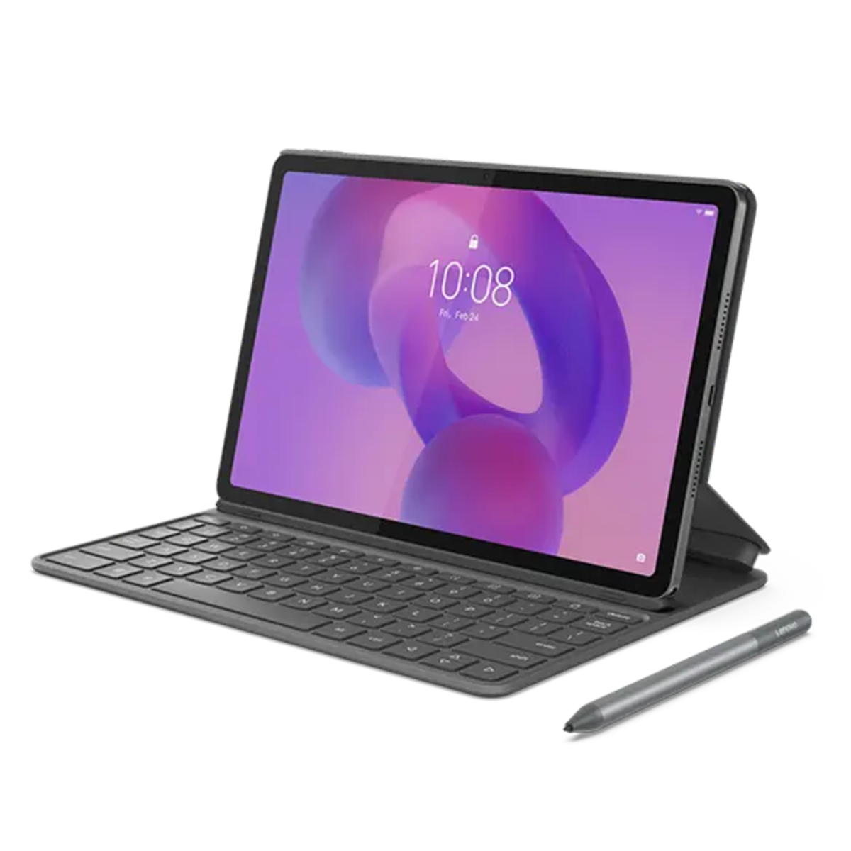 Lenovo Idea Tab 11" 2.5K 8GB 128GB MediaTek Dimensity 6300 Keyboard + Pen Luna Grey ZAFR1112ID