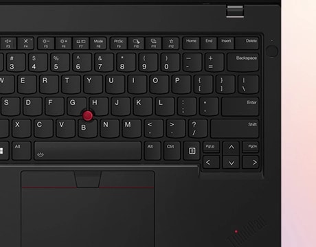 Lenovo ThinkPad L14 Gen 6 (14" Intel) laptop – close-up of the keyboard