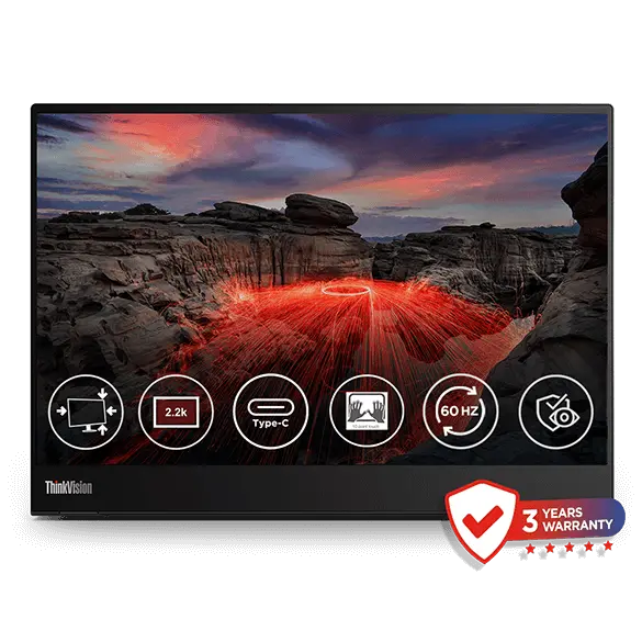 若者に人気のブランド M14t ThinkVision Gen 63FDUAR6WW | Monitor (14) 35.56cms - 2 ディスプレイ・モニター本体