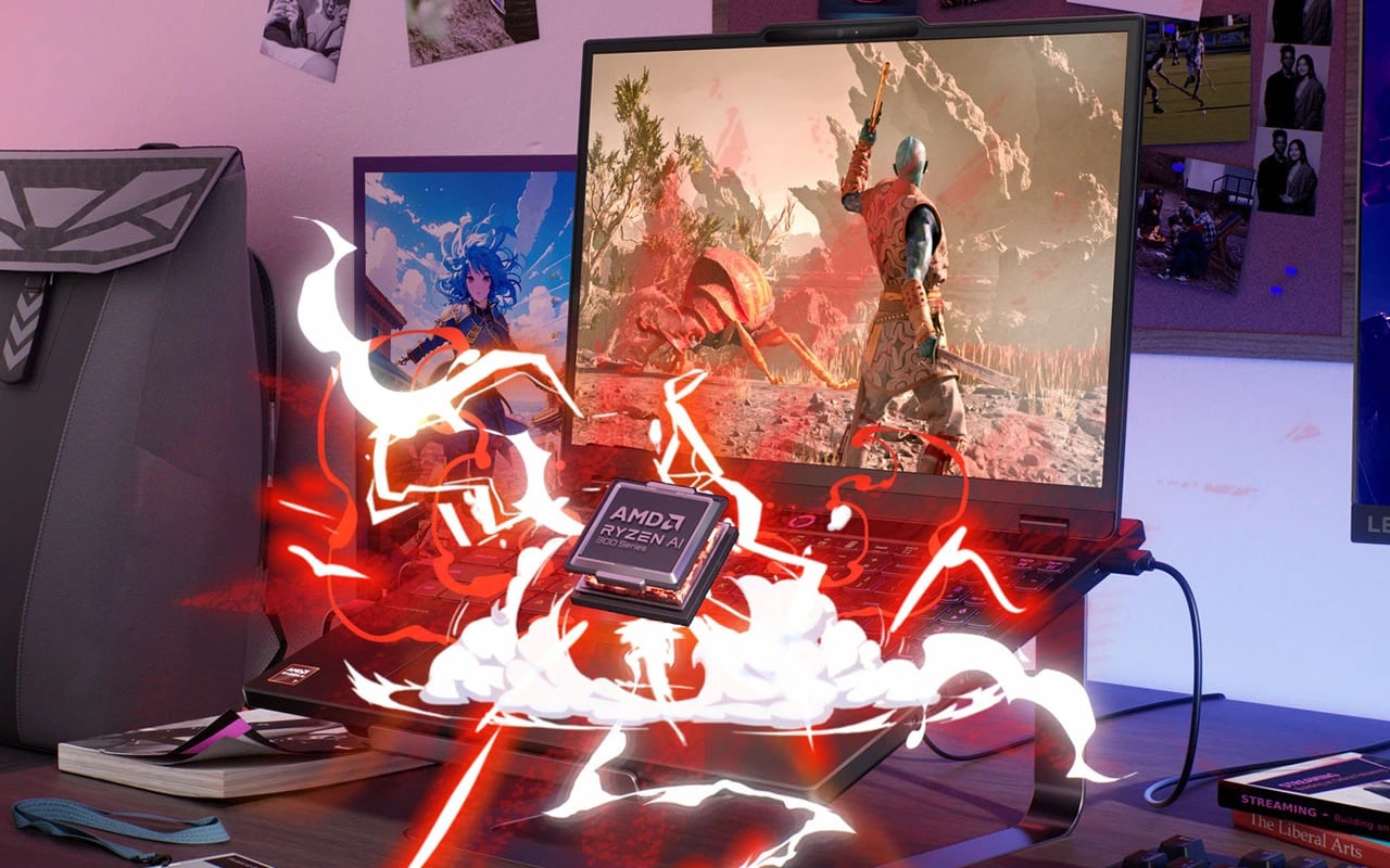 Slant view of Lenovo ThinkBook 14 Gen 8 (14 inch Intel) laptop opened wide, focusing its dynamic display & responsive keyboard.